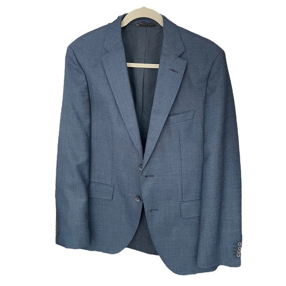 Boss HUGO BOSS Mens Blazer Sport Coat Jacket 38R Suit Jacket 100% wool - Picture 6 of 10